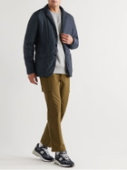 Aspesi - Padded Garment-Dyed Nylon Blazer - Blue