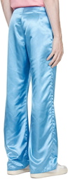 Acne Studios Blue Satin Trousers