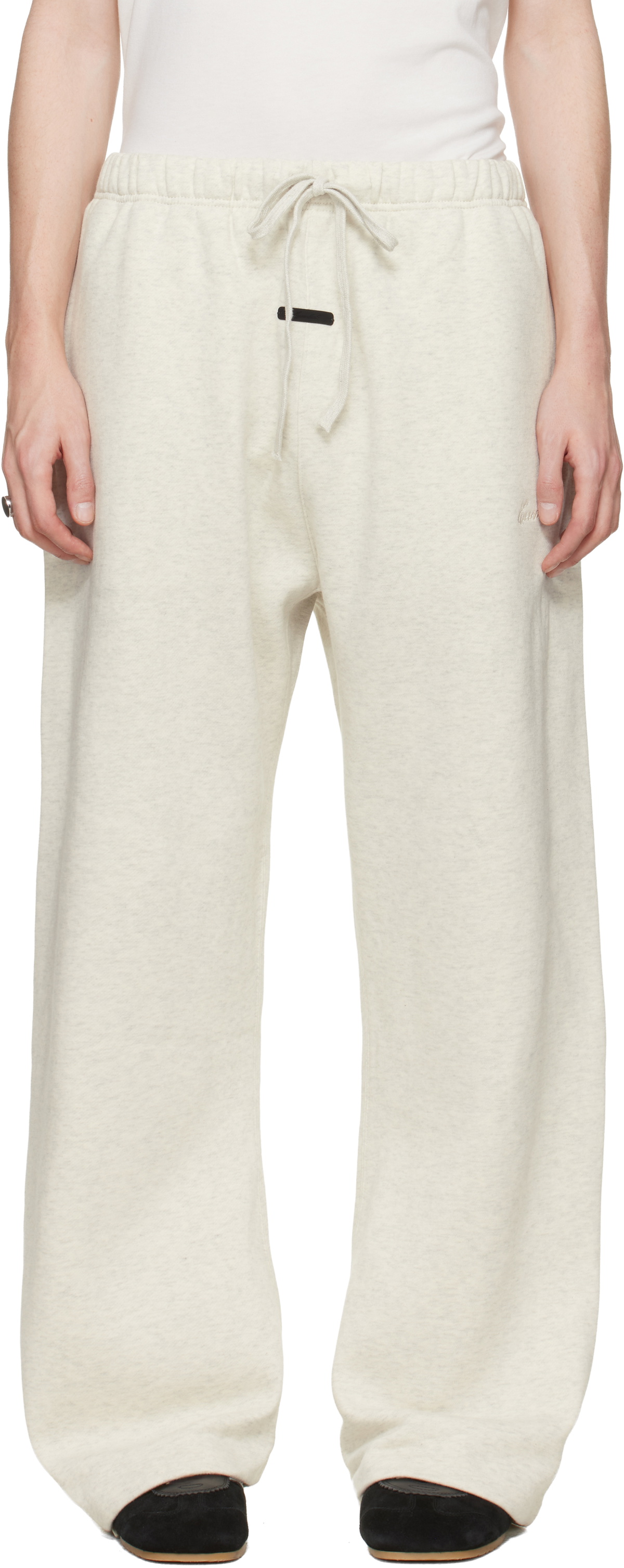 Fear of God ESSENTIALS Gray Signature Flared Sweatpants