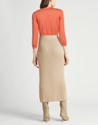 Malo Womens Cardigan in Orange