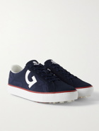 G/FORE - Disruptor Suede-Trimmed Knitted Golf Shoes - Blue