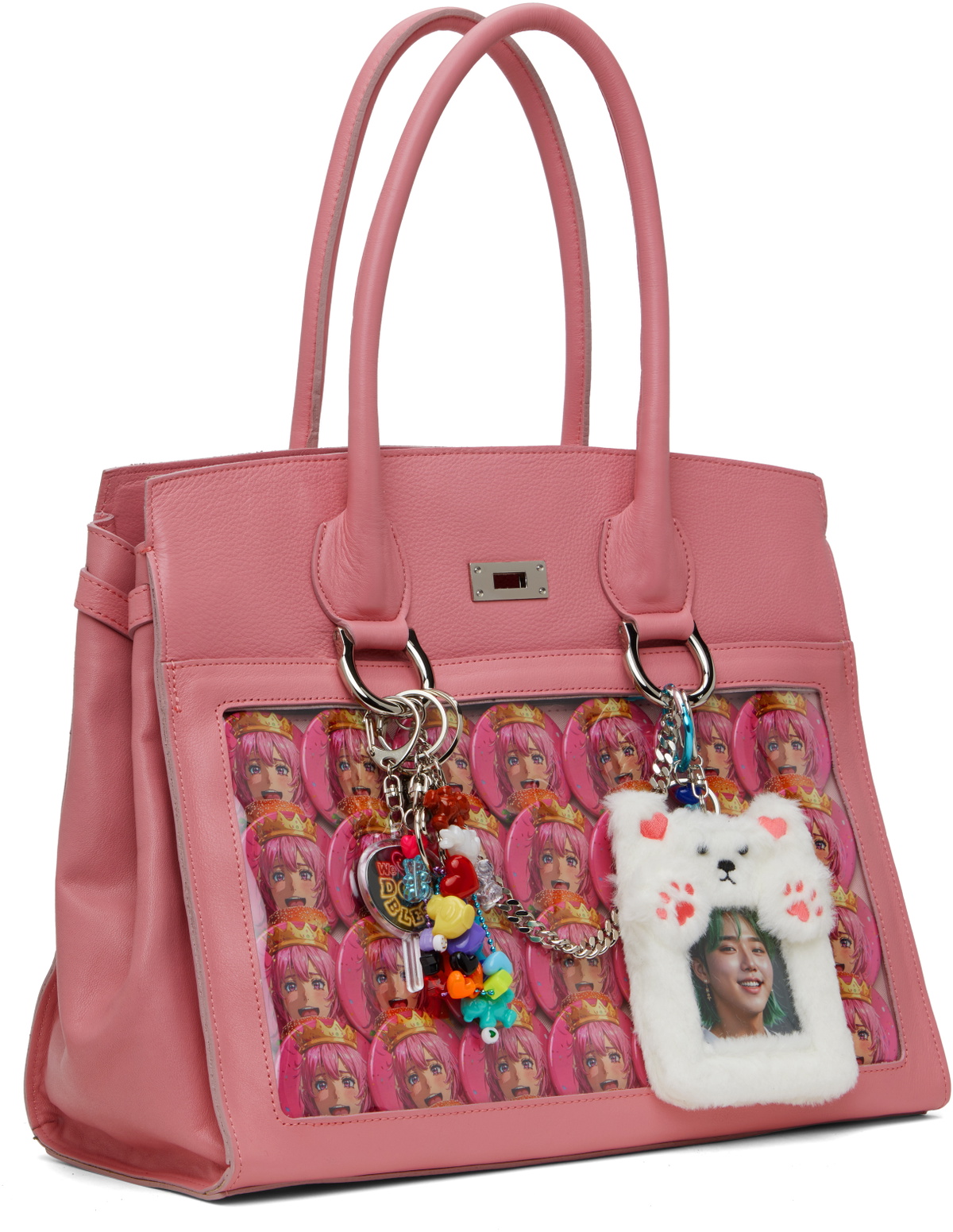 doublet Pink ITA Leather Bag