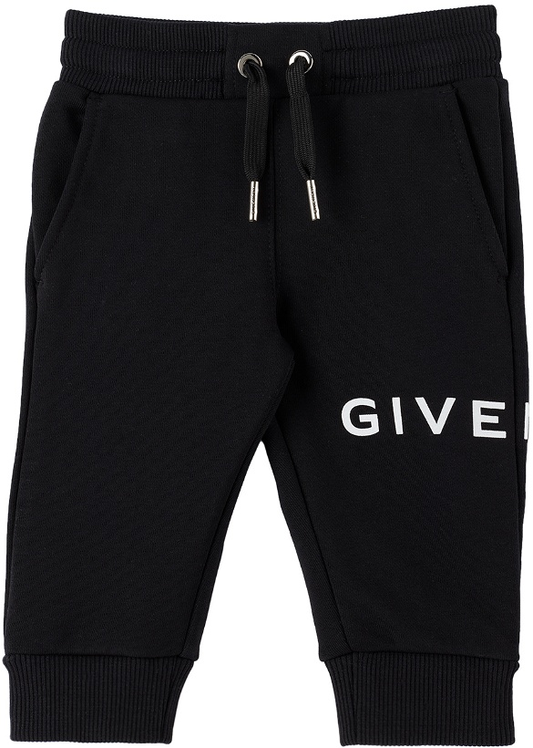 Photo: Givenchy Baby Black Printed Lounge Pants