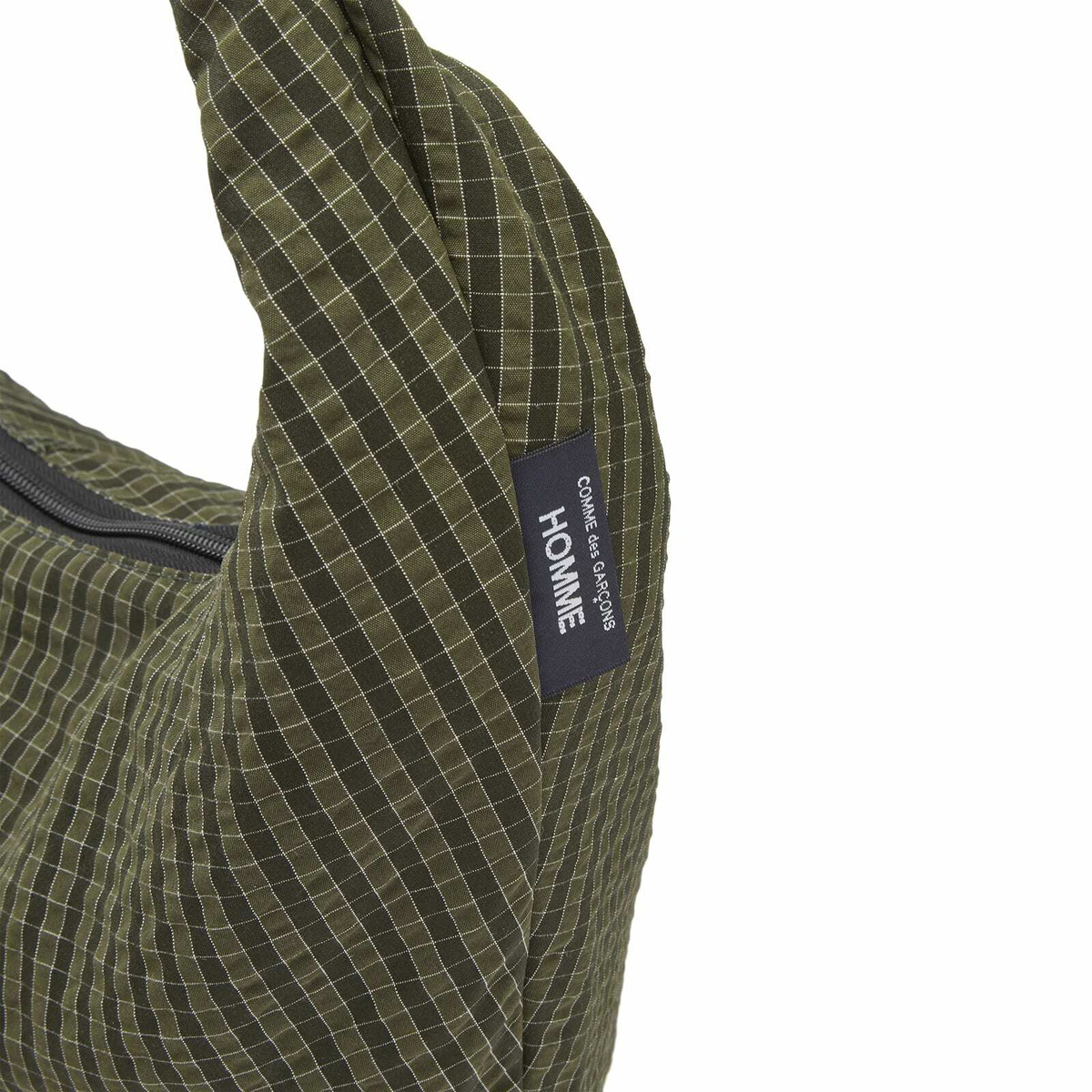 Comme des Garçons Homme Men's Shoulder Bag in Khaki/White 