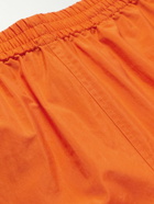 Auralee - Easy Straight-Leg Shell Drawstring Shorts - Orange