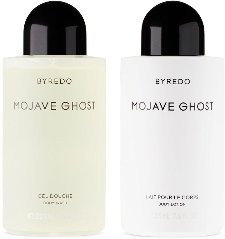 Photo: Byredo Mojave Ghost Body Wash & Lotion Set