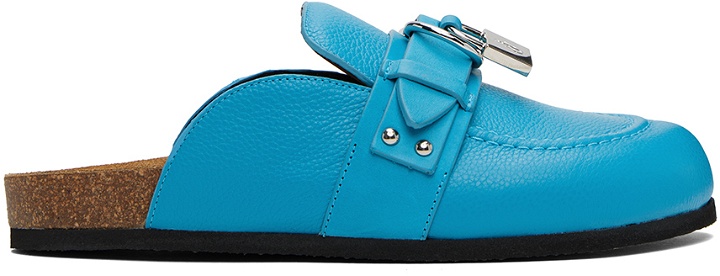 Photo: JW Anderson Blue Padlock Loafers