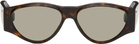 Fendi Brown FF Squared Sunglasses