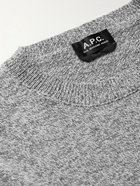 A.P.C. - Wool and Cashmere-Blend Sweater - Gray