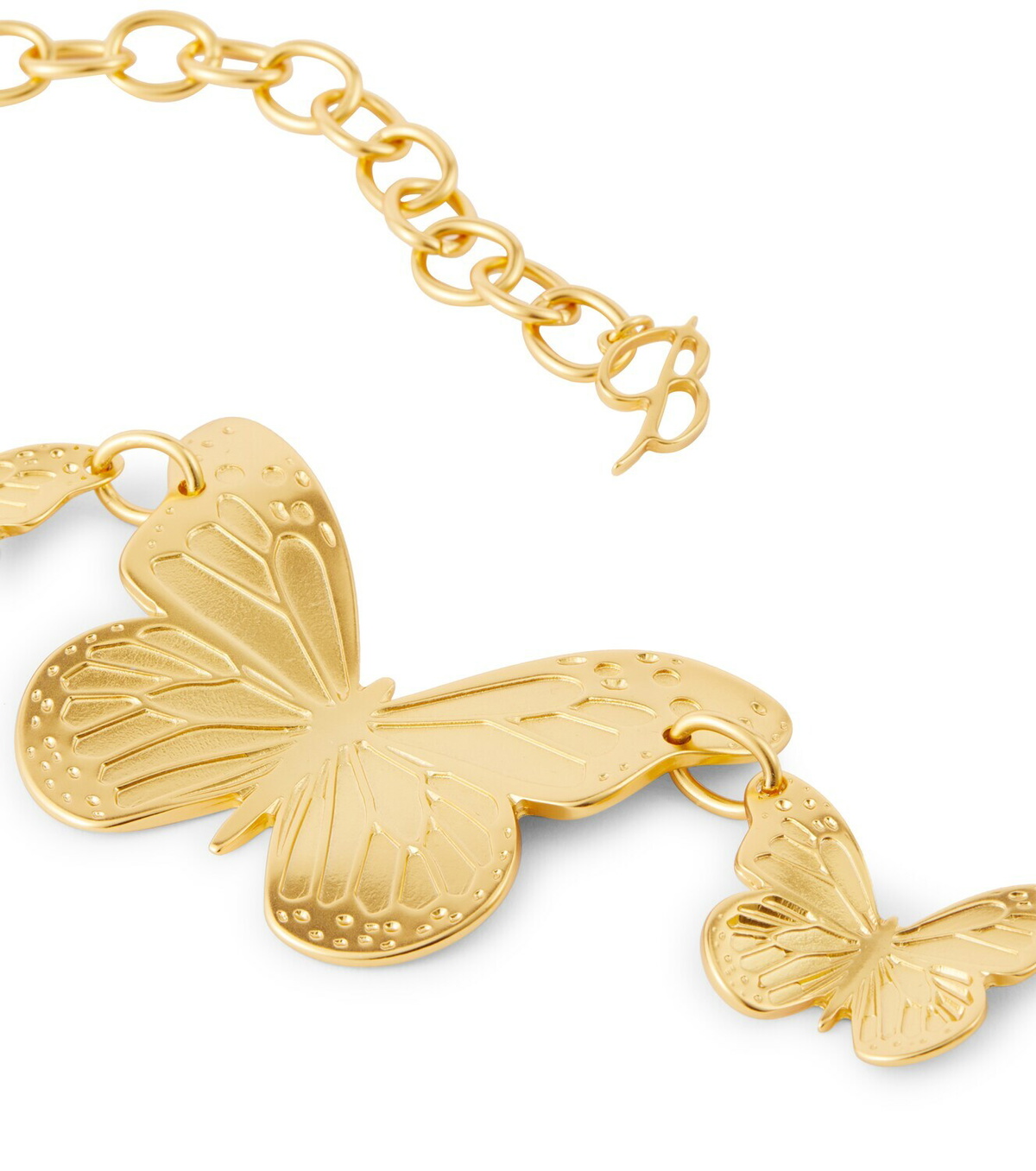 【関税込み】Blumarine ゴールド Butterfly ベルト Blumarine GOLD/BUTTERFLY BELT - BLACK | Garmentory