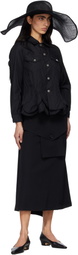 Comme des Garçons Comme des Garçons Black Polyester Twill Garment Dyed Jacket