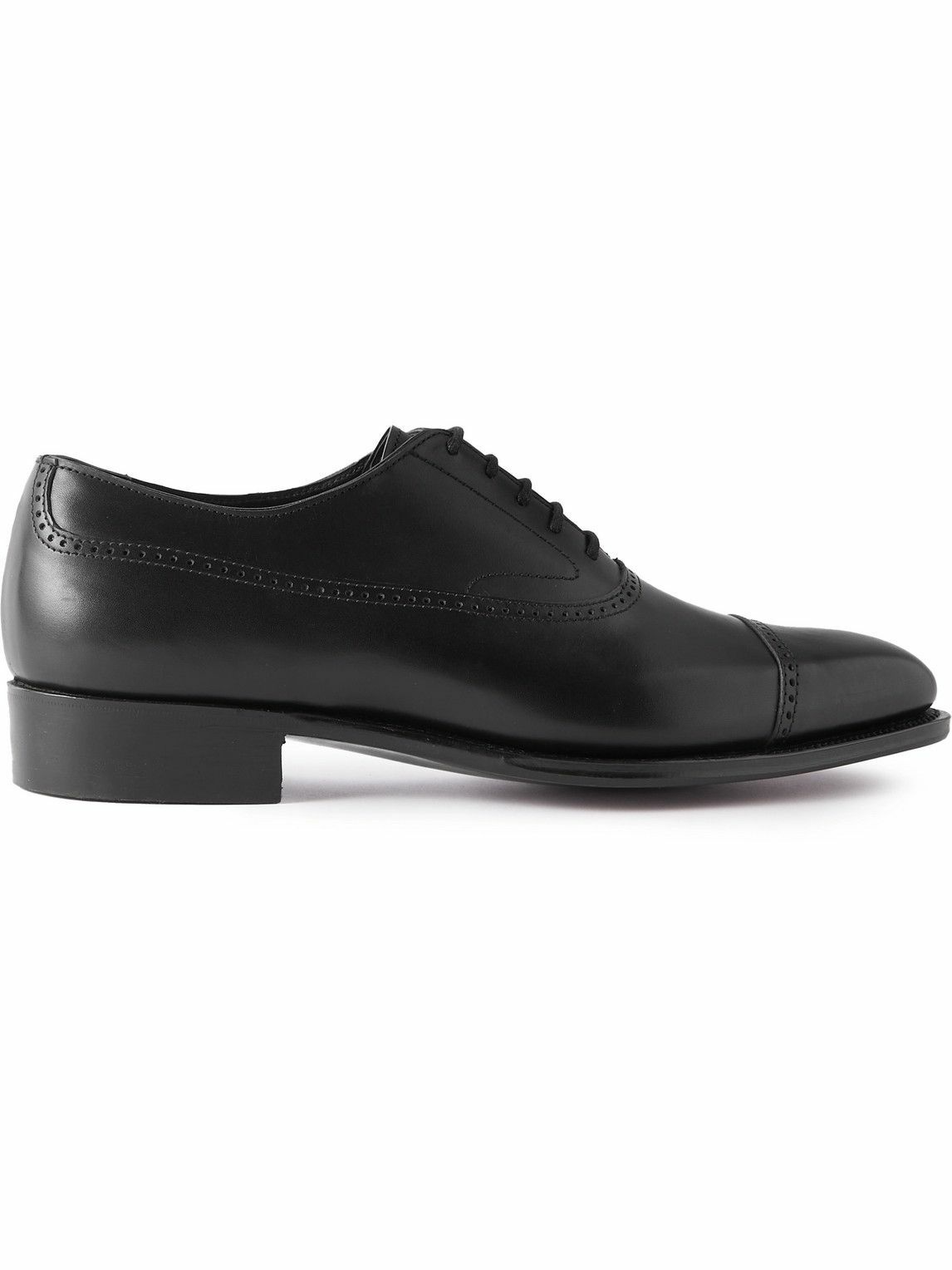 Photo: George Cleverley - Charles Leather Oxford Shoes - Black