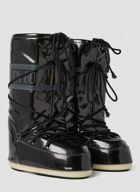 Vinyl Icon Snow Boots in Black