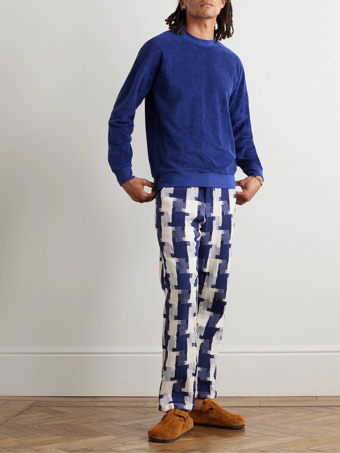 La Paz - Cotton-Terry Sweatshirt - Blue