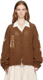 Story mfg. Brown Twinsun Knit Cardigan