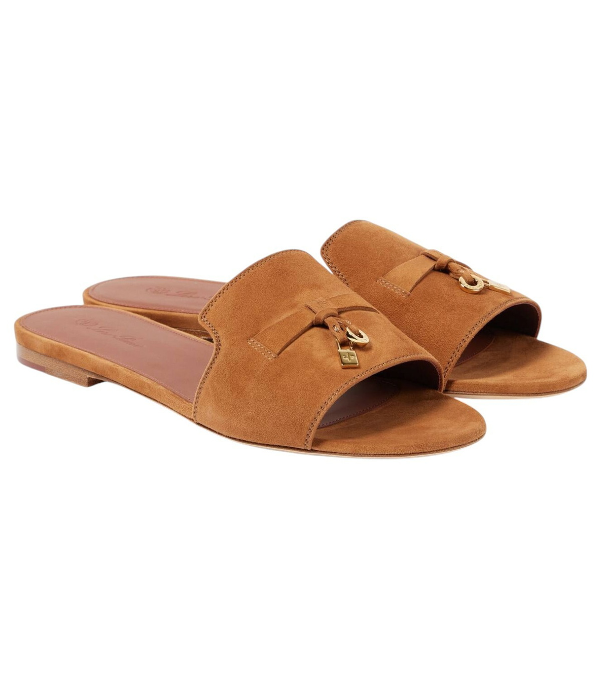 Loro Piana - Summer Charms flat suede sandals Loro Piana