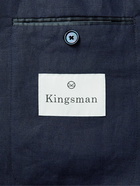 Kingsman - Unconstructed Linen Suit Jacket - Blue