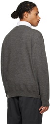 nanamica Gray Crewneck Sweater