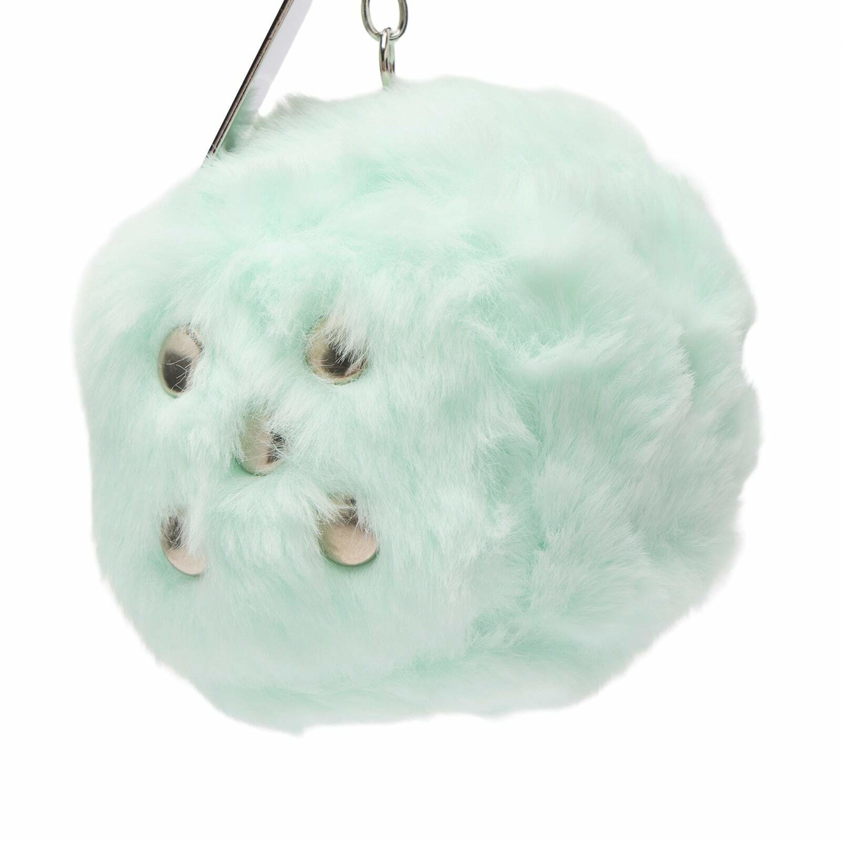 Peachy Den Women's Fluffy Mirror Compact Keychain Presented by END. in Multi 