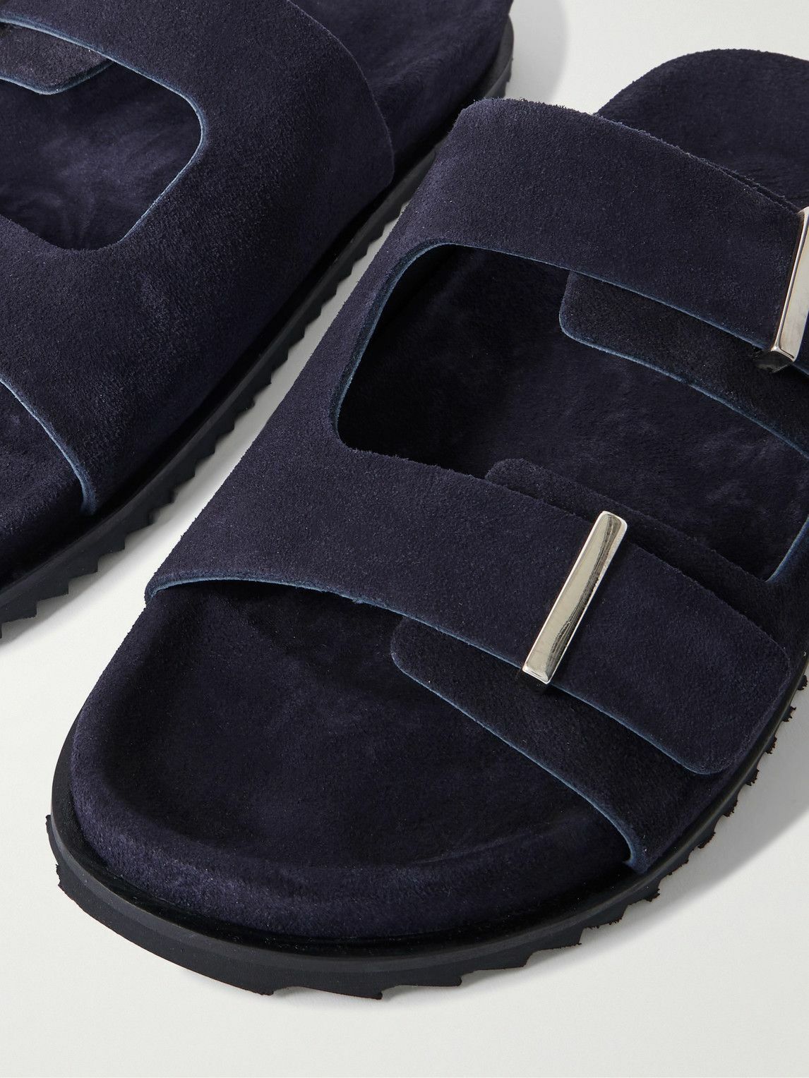 Mr P. - Suede Sandals - Blue