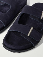 Mr P. - Suede Sandals - Blue