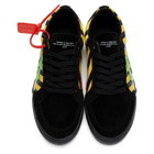 Off-White Black and Yellow Low Vulcanized Sneakers