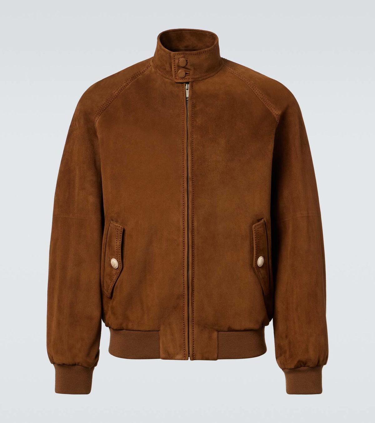 Valentino Suede bomber jacket