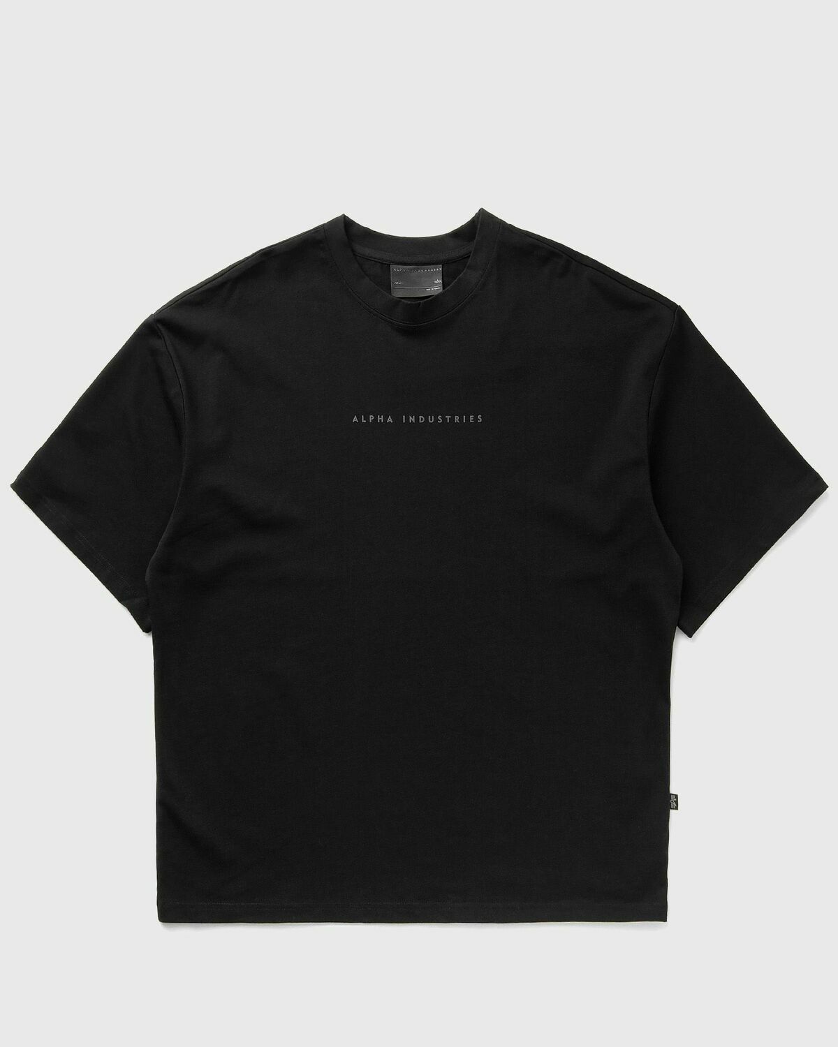 Alpha Industries Base Tee Black Mens Shortsleefe