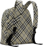 Burberry Taupe Check Backpack