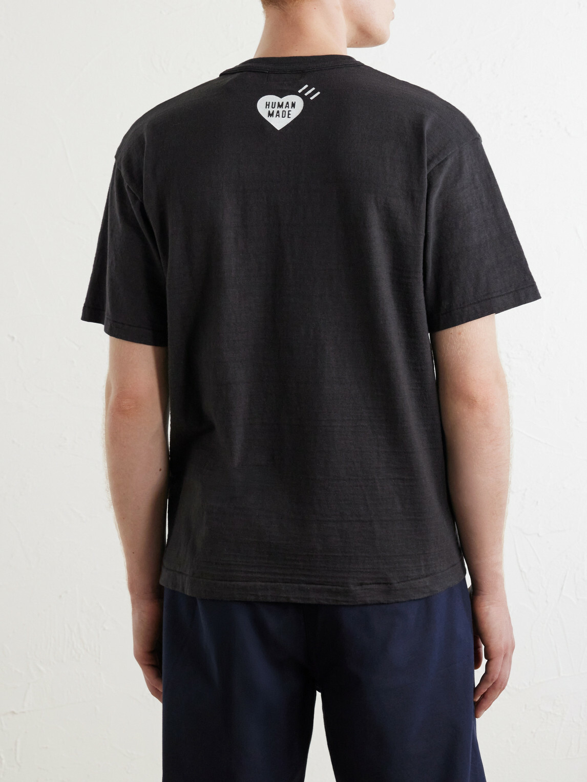 Human Made - Logo-Print Cotton-Jersey T-Shirt - Black