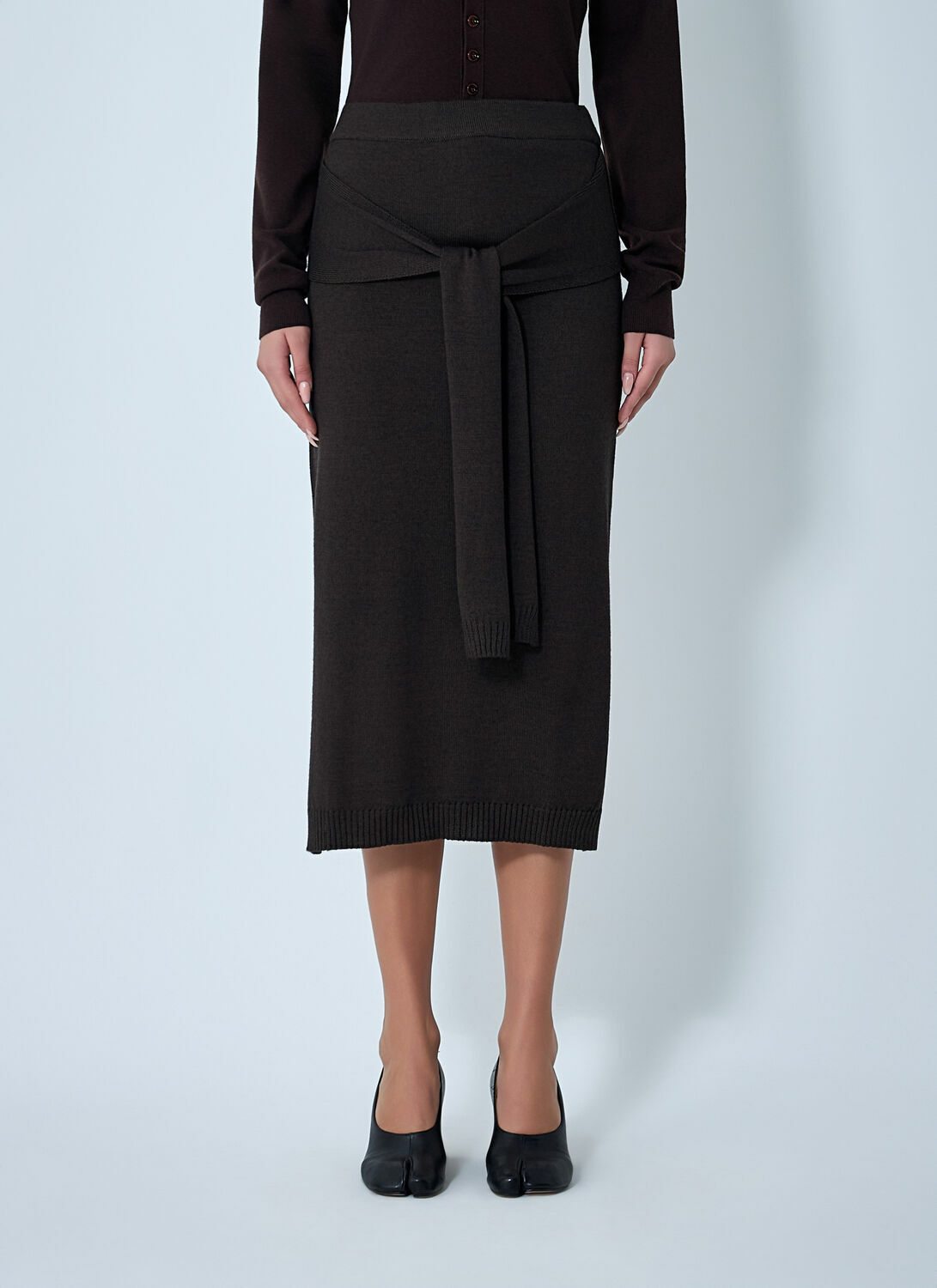 Lemaire Trompe L’Oeil Midi Skirt