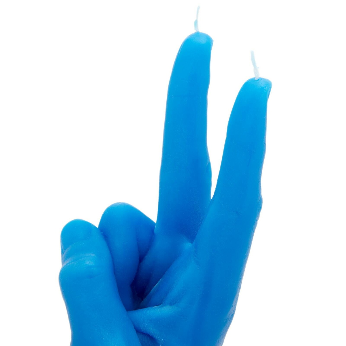 Candlehand Victory Candle in Blue