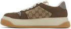 Gucci Brown Screener GG Sneakers