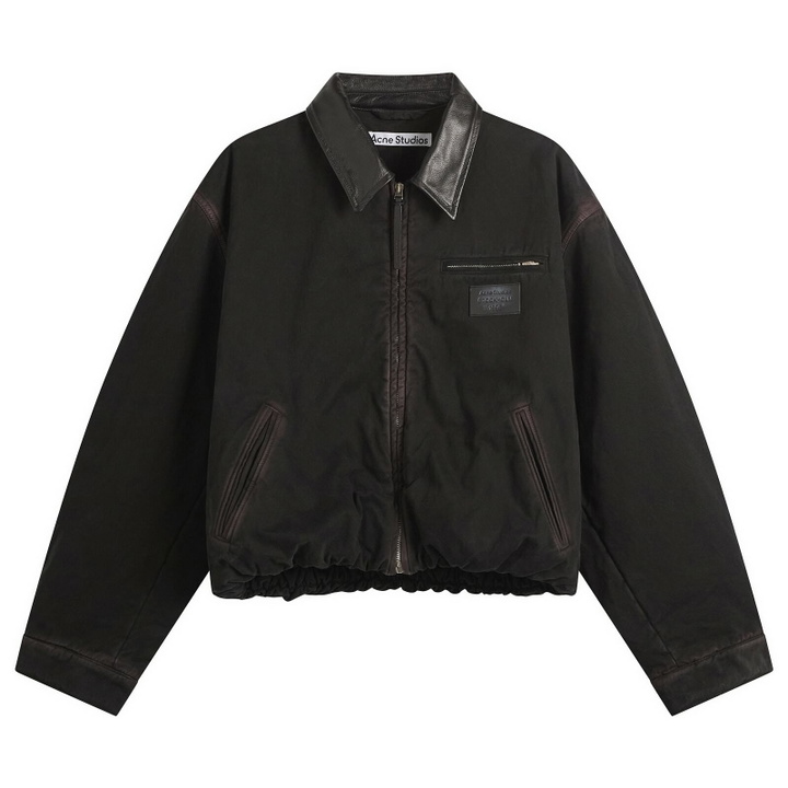 Photo: Acne Studios Women's Okra Bomber Jacket in Dark Brown