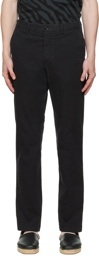 PS by Paul Smith Black Mid-Fit Zebra Trousers