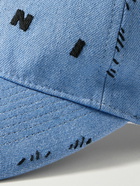 Marni - Logo-Embroidered Denim Baseball Cap - Blue