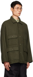Engineered Garments Green Flap Pockets Jacket