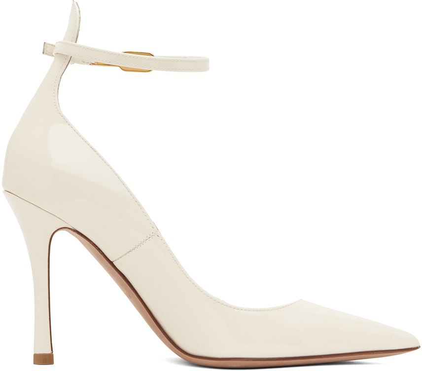 ヴァレンチノ tan-go ヒール ホワイト Off-White Tan-Go Platform Heels by Valentino Garavani on Sale