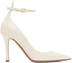Valentino Garavani Off-White Tan-Go 100 Heels