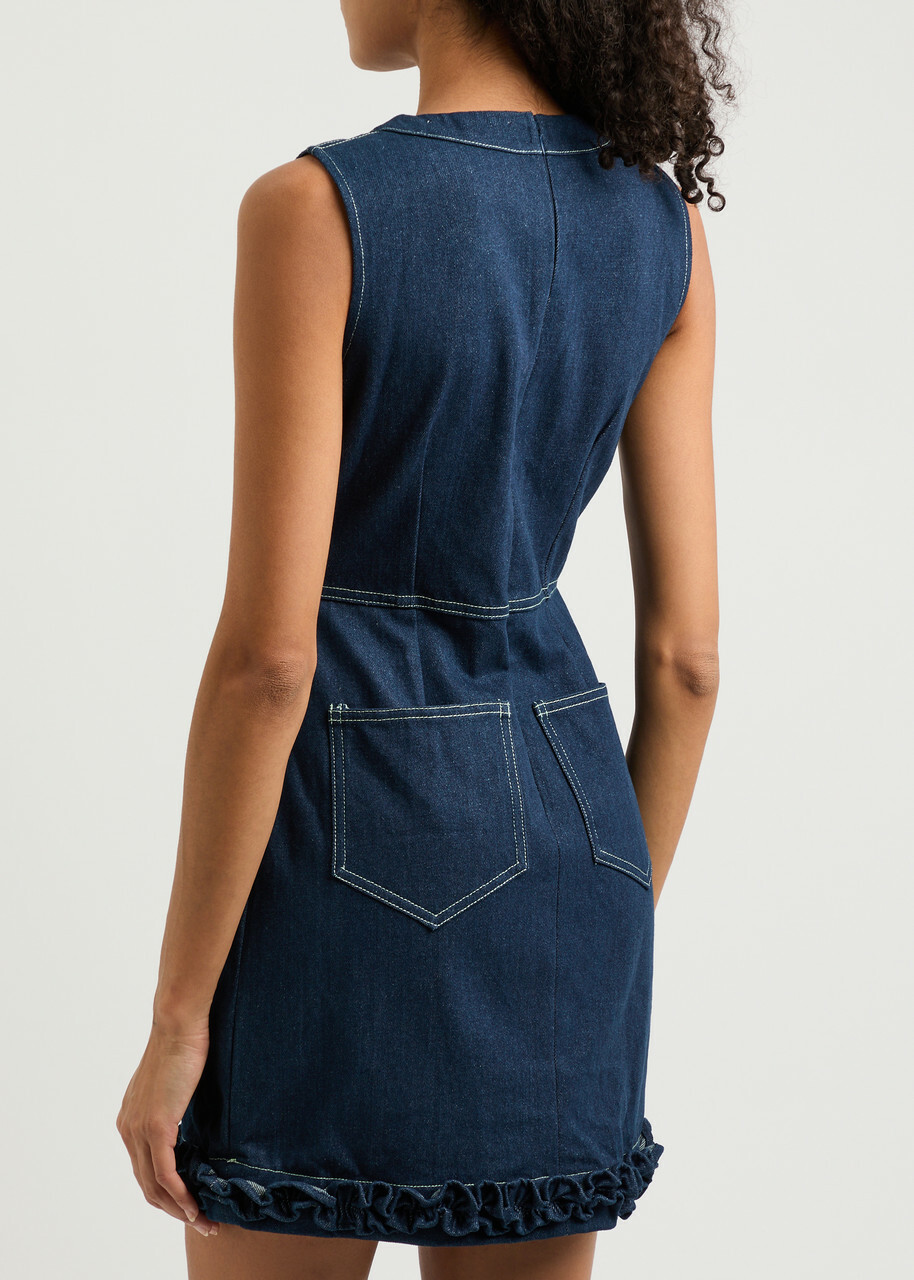 Sister Jane Rosie Embellished Denim Mini Dress