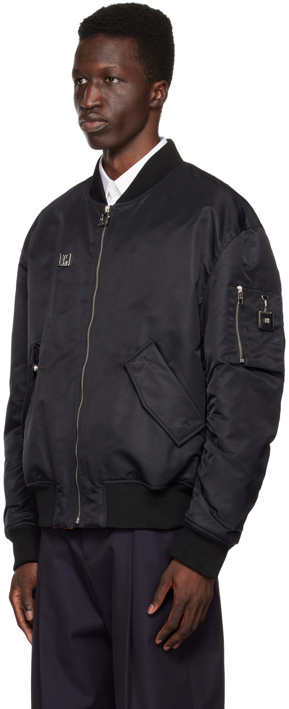 Wooyoungmi Black MA-1 Bomber Jacket