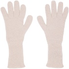 Raf Simons Pink Brushed Gloves