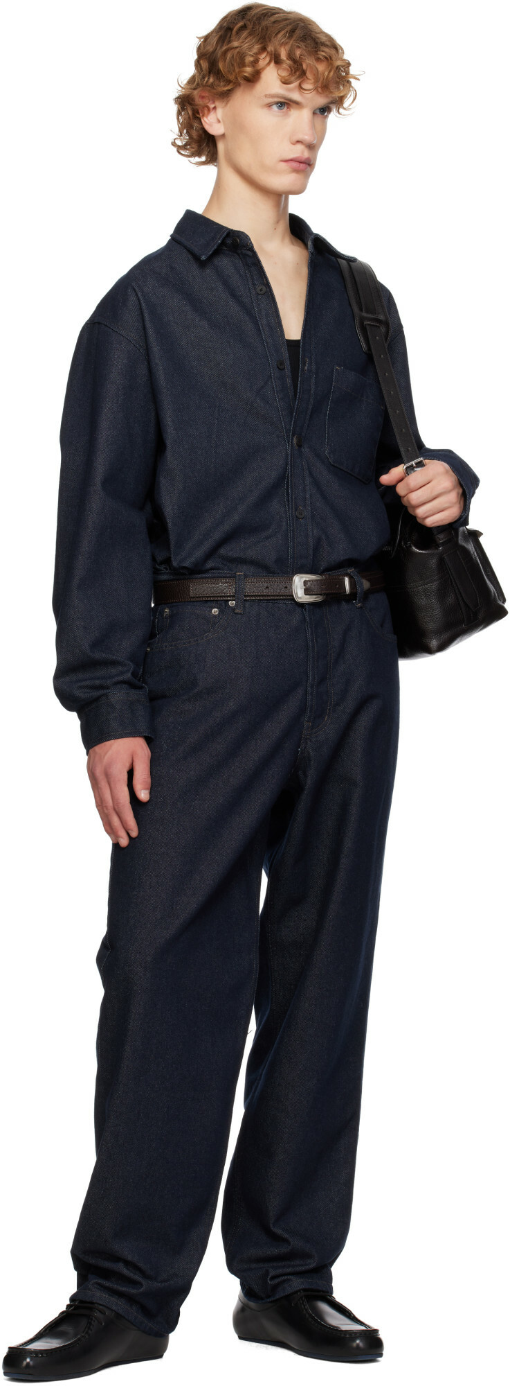 LE17SEPTEMBRE Blue Denim Overshirt