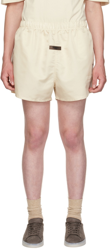 Photo: Essentials Off-White Nylon Shorts