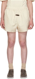 Essentials Off-White Nylon Shorts