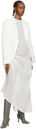 SIR. White Pascal Sleeveless Maxi Dress