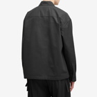 Jil Sander Men's Drawstring Overshirt in Black