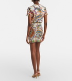 Etro Paisley sheer beach cover-up