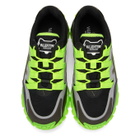Valentino Black and Yellow Climbers Sneakers