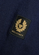 Belstaff Kilmington Quater zip Knit Wool-blend Jumper Navy